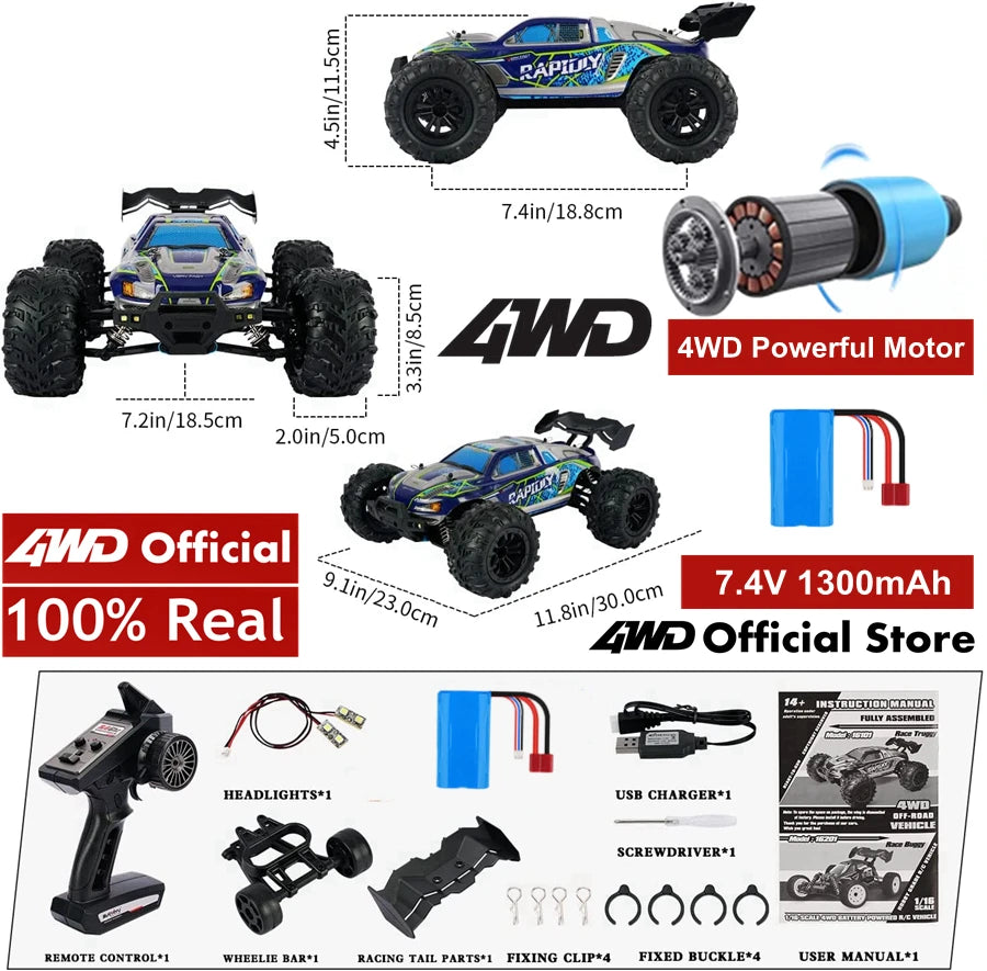 Remote Control 4X4 Monster Car