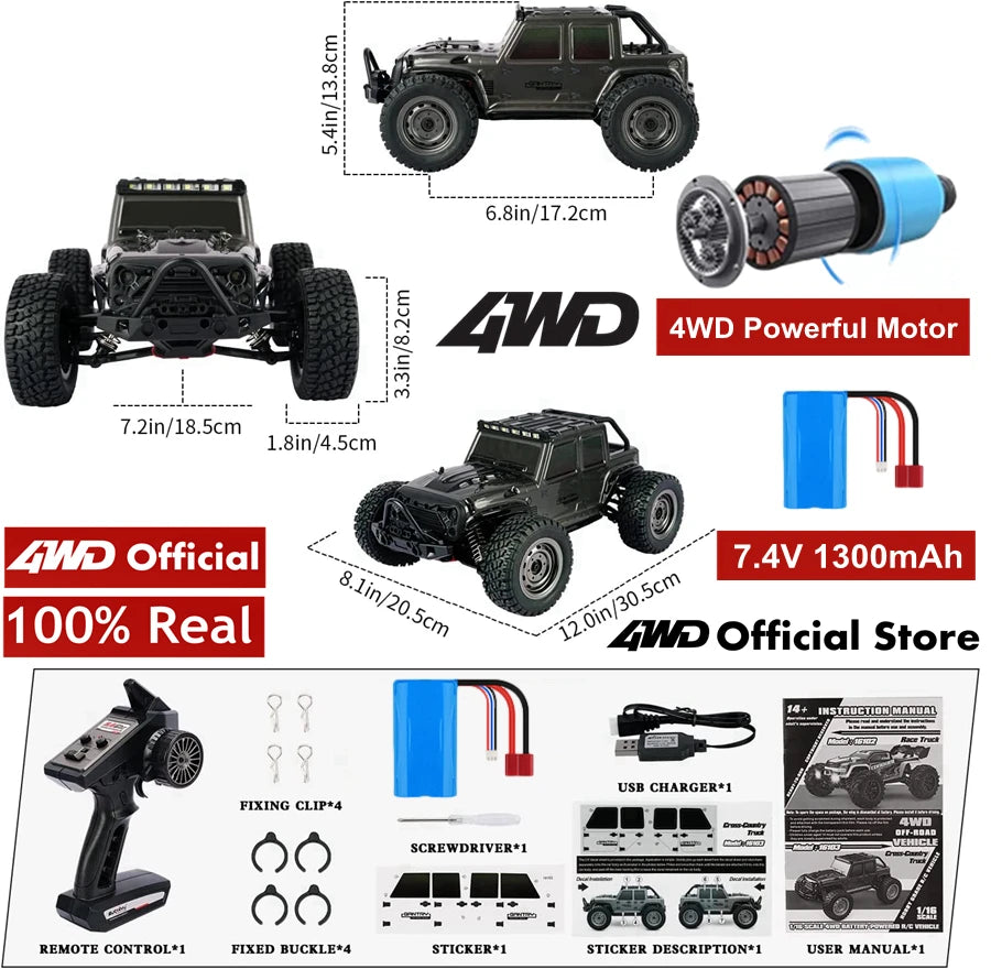 Remote Control 4X4 Monster Car