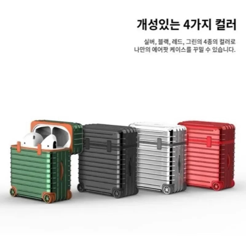 Trendy Luggage Protective AirPods Case