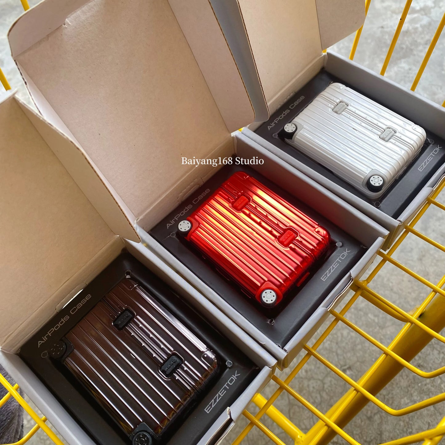 Trendy Luggage Protective AirPods Case