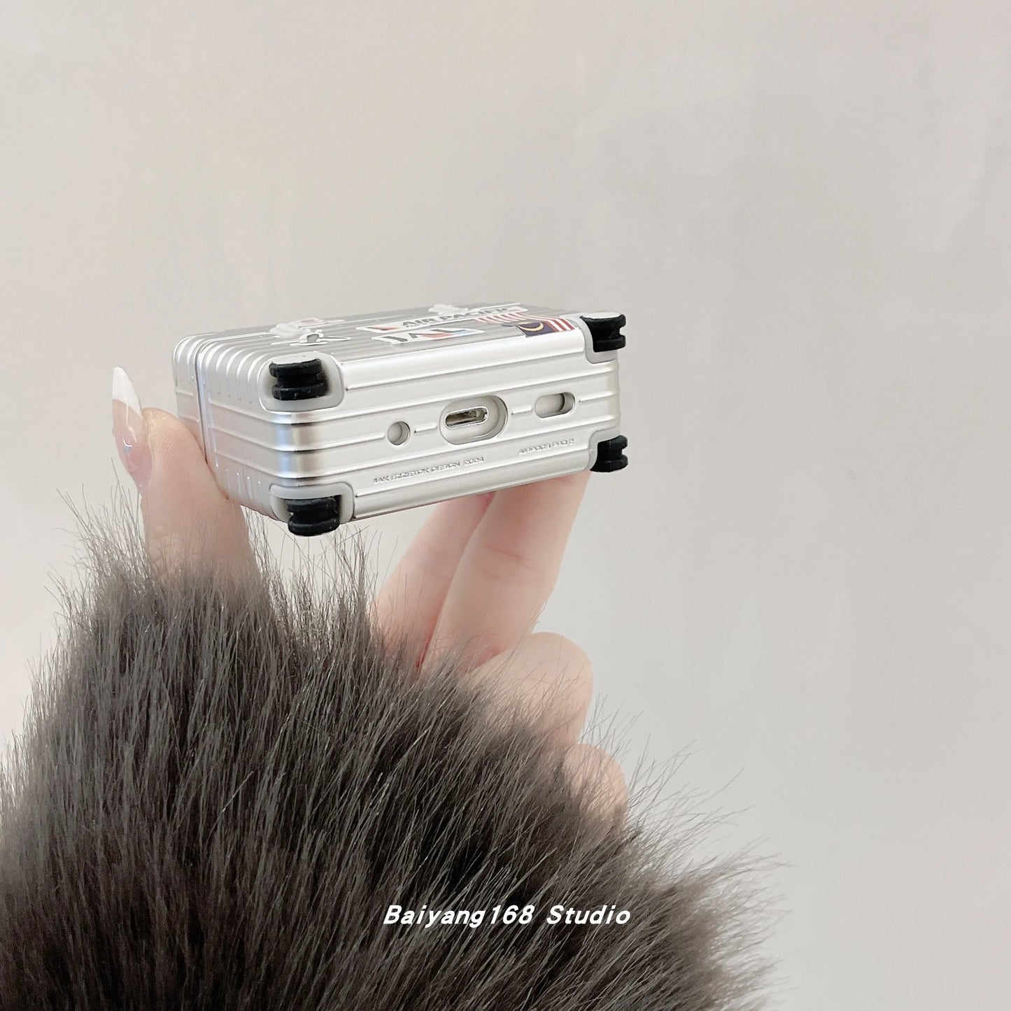 Trendy Luggage Protective AirPods Case