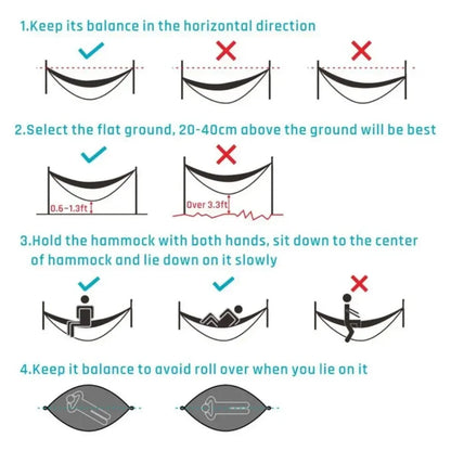 Outdoor Camping Hammock With Net