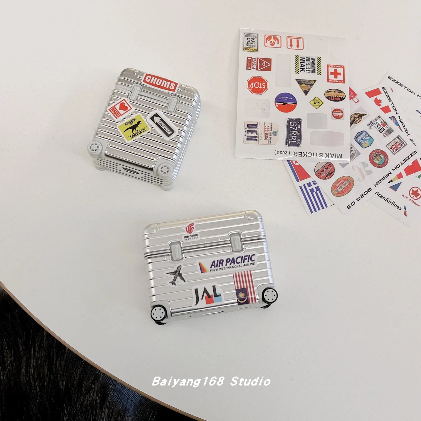 Trendy Luggage Protective AirPods Case