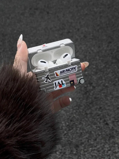 Trendy Luggage Protective AirPods Case