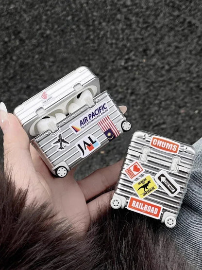 Trendy Luggage Protective AirPods Case